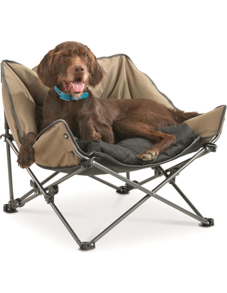 Cama Acolchada para Mascotas Guía Gear Marrón 78.74x63.5cm