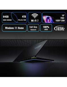 Laptop para Juegos ASUS ROG Strix G16, Intel i7, 16GB RAM, 1TB SSD 2