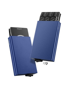 Cartera Pop Up VULKIT Minimalista con Bloqueo RFID para Tarjetas