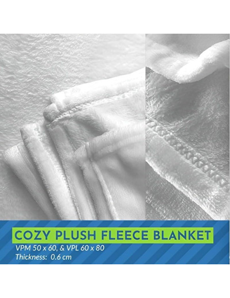 Manta de Hitos Floral Personalizada Genérico 127x152 cm