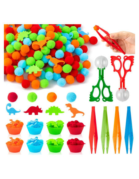 Rellenos de Bin Sensorial Dinosaurio EZdhuawuse 295 Piezas