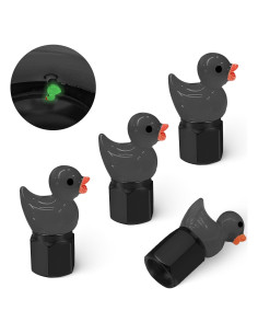 Tapa de Válvula de Neumático GOOTHX 4 Pcs Brillan en la Oscuridad