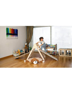 Triángulo de Escalada Montessori Kidodido con 2 Rampas 2