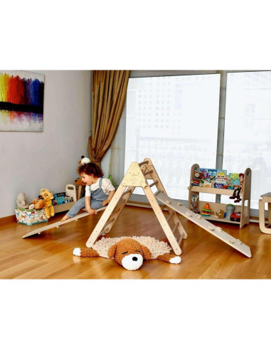 Triángulo de Escalada Montessori Kidodido con 2 Rampas