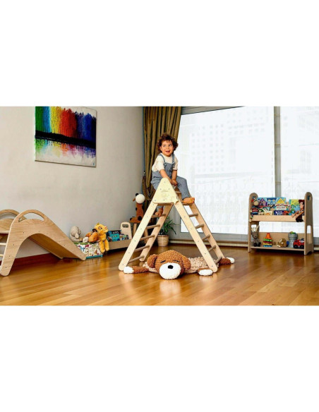 Triángulo de Escalada Montessori Kidodido con 2 Rampas