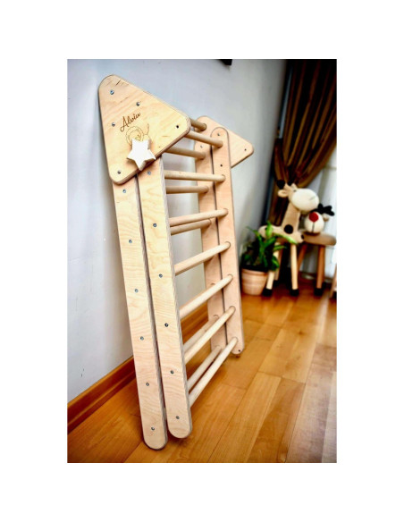 Triángulo de Escalada Montessori Kidodido con 2 Rampas