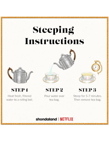 Té de Frutas de Vainilla La República del Té - 36 Bolsitas