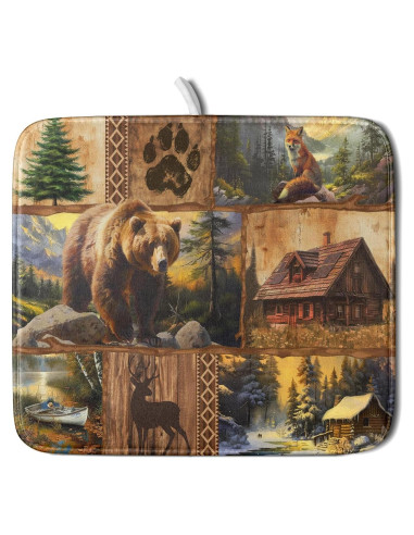 Alfombrilla de Secado de Platos Giwawa 40.6x45.7 cm Animal