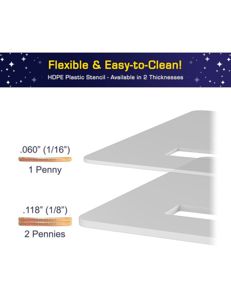 Stencil Zona de Bicicletas 30.48cm Marketing Holders 1.5MM