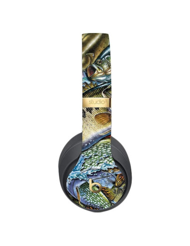 Piel de Fibra de Carbono MightySkins para Beats Studio 3 - Rompecabezas de Pescado