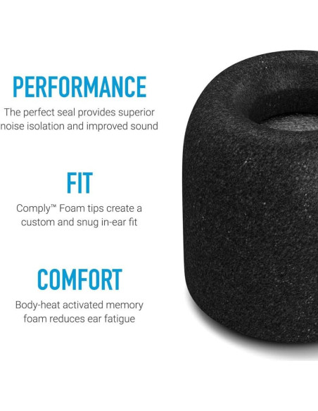 Consejos de Espuma de Memoria Comply para Sony MDR-XB50AP - Mediano (3 pares)