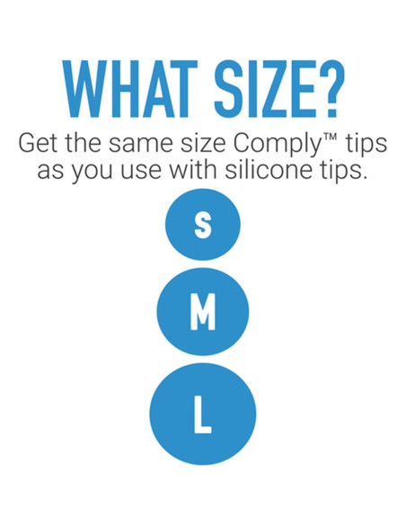 Consejos de Espuma de Memoria Comply para Sony MDR-XB50AP - Mediano (3 pares)