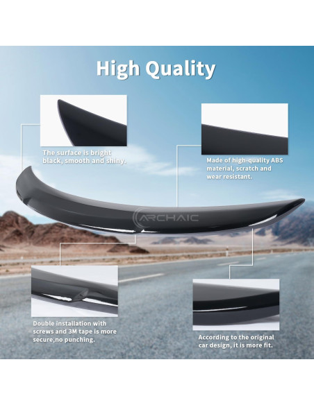 Alerón Trasero Arqueado Archaic para Toyota Camry 2025-2026