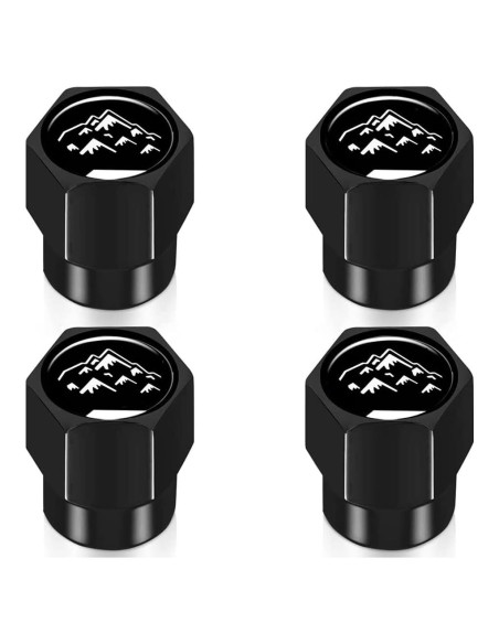 4 Tapas de Válvula de Neumático Aluminio DAOPERS para SUV