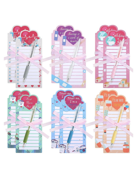 Set de Notas Adhesivas y Bolígrafos Fuutreo para Enfermeras