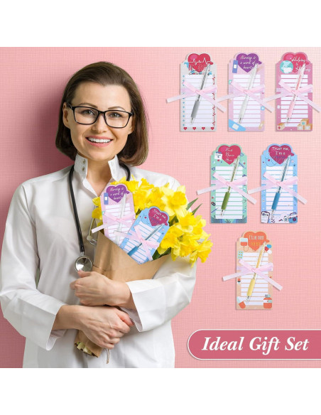 Set de Notas Adhesivas y Bolígrafos Fuutreo para Enfermeras