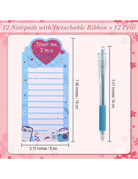 Set de Notas Adhesivas y Bolígrafos Fuutreo para Enfermeras