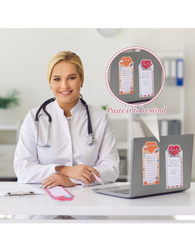 Set de Notas Adhesivas y Bolígrafos Fuutreo para Enfermeras