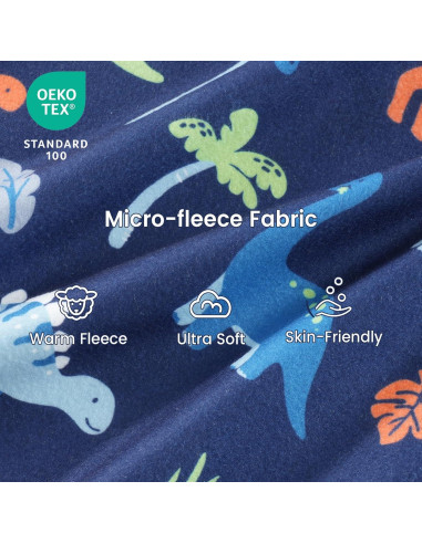 Saco de dormir PHF para bebés 0-6 meses, 2 paquetes, dinosaurio