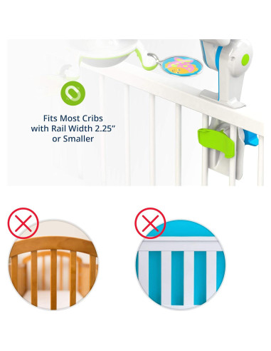 Móvil para Cuna Nurture Smart - Proyector y Sonidos Calmantes