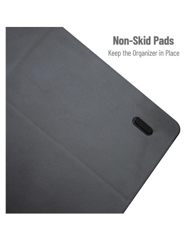 Organizador de Tazas y Condimentos Mind Reader 11 Compartimentos Negro