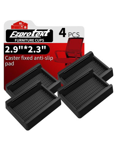 Copas Antideslizantes para Muebles Ezprotekt - 4 Pcs 73.7x58.4mm