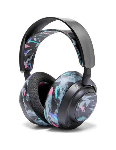 Placas de Altavoz Lateral WC para Auriculares Arctis Nova - Negro