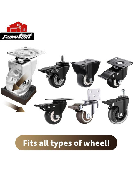 Copas Antideslizantes para Muebles Ezprotekt - 4 Pcs 73.7x58.4mm