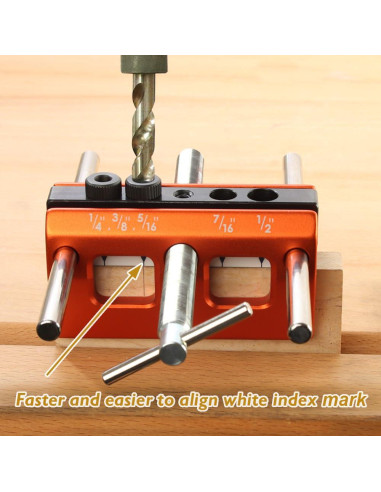 Kit de Plantilla de Perforación Autocentrante O'SKOOL 15.24 cm