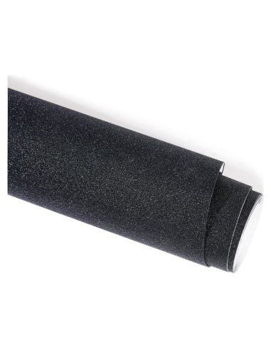 Envoltura de Vinilo Negro Brillante AuMoHall 30x200 cm