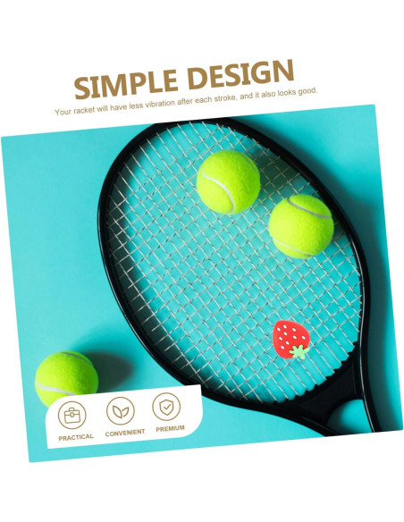 Amortiguadores de Vibración Kisangel para Raquetas de Tenis 6pcs