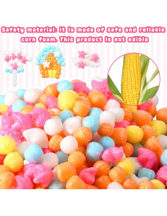 Kit de Manualidades de Maíz de Espuma Junkin 1400 Piezas 2