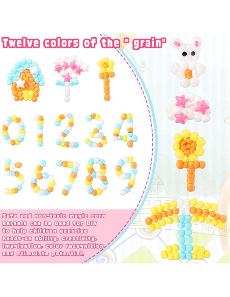 Kit de Manualidades de Maíz de Espuma Junkin 1400 Piezas