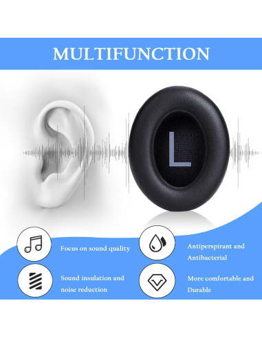 Almohadillas de Reemplazo Adhiper para Auriculares Bose 700 NC700