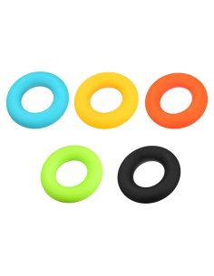 Fortalecedor de Agarre de Mano uxcell 5 Niveles 20-60Lbs Silicona