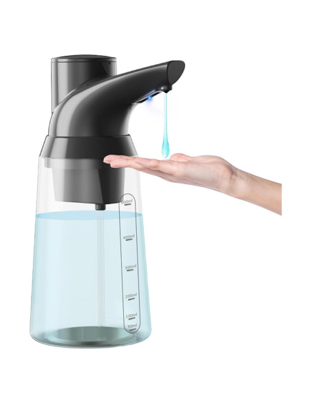 Dispensador Automático de Jabón Greatmay GM-S2309B Negro 500ml