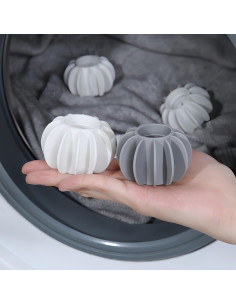 Bolas de Lavandería Reutilizables KKpxafl - 8 Piezas Silicona 2