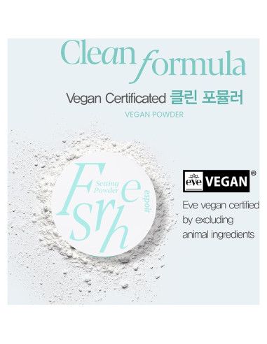 Polvo Fijador Fresco Espoir 8.8 g | Acabado Suave Maquillaje