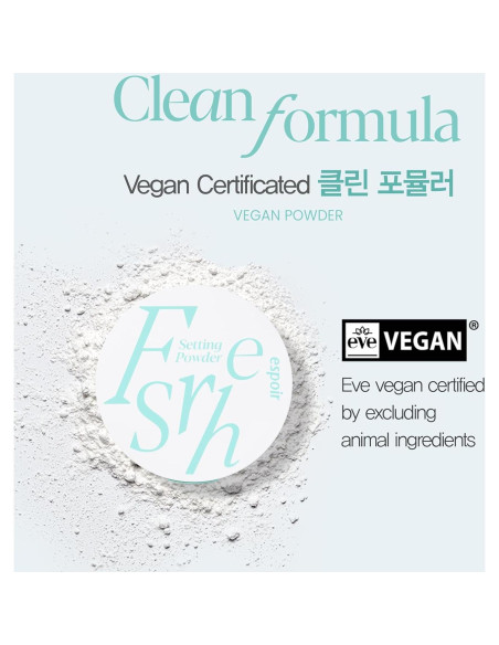 Polvo Fijador Fresco Espoir 8.8 g | Acabado Suave Maquillaje