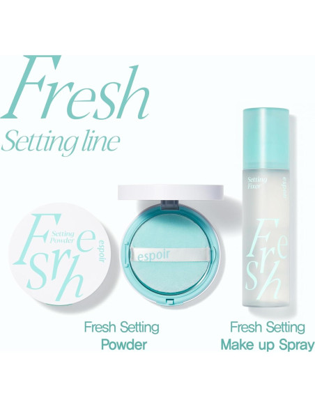 Polvo Fijador Fresco Espoir 8.8 g | Acabado Suave Maquillaje