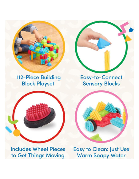 Bloques de Construcción Interconectables Battat 112 Piezas