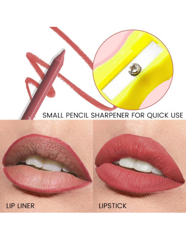 Lápiz de Labios Mate Rojo evpct 1Pcs Impermeable 9g