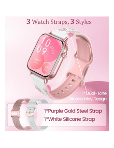 Reloj Inteligente Betatree 1.83" para Mujeres Bluetooth Fitness 2