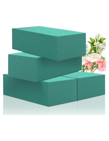 Bloques de Espuma Floral 4Pcs SUPKING 17.78x8.89x5.08cm