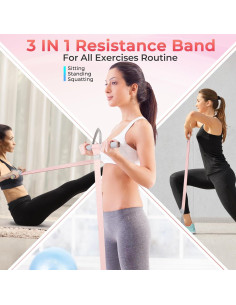 Banda de Resistencia de Tela VICSKY 120lb para Ejercicio en Casa 2