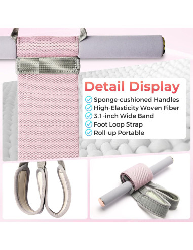 Banda de Resistencia de Tela VICSKY 120lb para Ejercicio en Casa