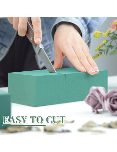 Bloques de Espuma Floral 4Pcs SUPKING 17.78x8.89x5.08cm