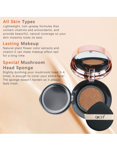 Base de Crema CC QueenDiary para Piel Madura - Color Profundo