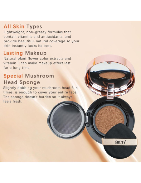 Base de Crema CC QueenDiary para Piel Madura - Color Profundo