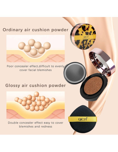 Base de Crema CC QueenDiary para Piel Madura - Color Profundo